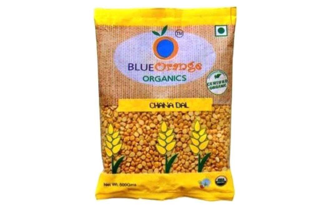 Blue Orange Organics Chana Dal    Pack  500 grams